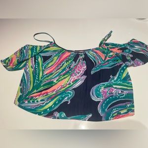 Lilly Pulitzer Pant & Crop Top Set size 2 two piece set